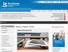 Tablet Screenshot of berufskolleg-iserlohn.de